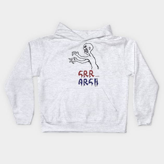 grr argh Kids Hoodie by ranchersswansong